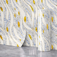 Papel Tapiz Autoadhesivo con Textura de Mármol 3D para Dormitorio y Oficina