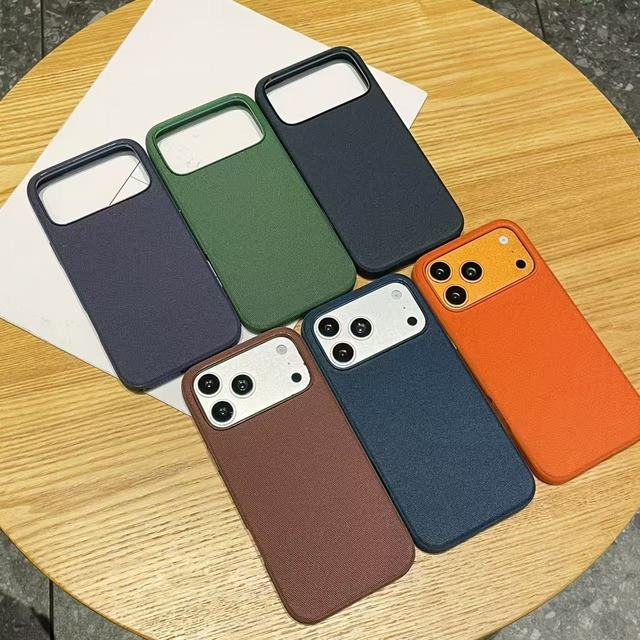 Fashion Techwoven Fabric Magnetic Phone Case for iPhone 17 16 Pro Max Shockproof Anti-Slip AI Camera Control Button Mobile Cover