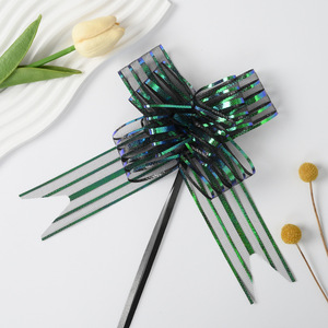 50 #   Grands nœuds en organza de 5,9 pouces à tirer, pour emballage cadeau, décoration de voiture de mariage et de la Saint-Valentin - Product Image 5