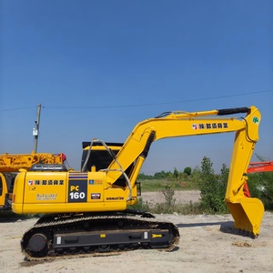 KOMATSU 98% Nouvelle pelle sur chenilles d'occasion PC160, 16 tonnes 2023 PC d'occasion 160-7 160-8 16 T Digger Machine de construction - Product Image 3