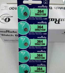 Paket Tunggal untuk Sony 364 337 377 371 Asli 1.55V Perak Oksida Menonton Baterai 364 SR621SW V364 SR60 SR621 AG1 Tombol Sel Koin