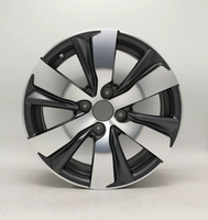 Rines de Aleación de Repuesto, Nuevo Estilo 16x6.5J 4X108, Ruedas para Auto con Acabado Plateado para Peugeot Citroën Elysee Sega
