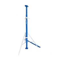 Étai de soutènement moderne réglable en acier 2800-5000mm Q235 galvanisé, capacité de charge élevée 800kg, résistant à la corrosion, pliable