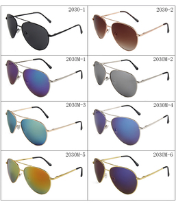 Custom LOGO Fashion Men Cool <strong>Aviation</strong> <strong>Style</strong> Gradient <strong>Sunglasses</strong> Lunette Soleil Men Metal <strong>Sunglasses</strong> - Product Image 1