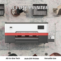 Nouvelle imprimante DTF automatique professionnelle Kun Tong A3, haute productivité, sublimation de t-shirts, grand format, imperméable, 1 an de garantie, pigments