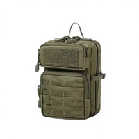 Sac à outils tactique multi-usages 900D Oxford imperméable Molle 3P avec logo personnalisé pour la randonnée en plein air, le camping, la chasse