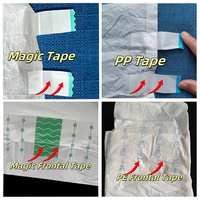 Japanische Erwachsenenwindeln für Senioren, Einweg, Weiß, mit Vliesstoff-Trockenoberfläche & 3D-Auslaufschutzkanal