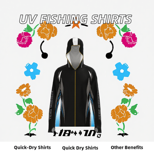 Camisas de Pesca Unisex con Capucha y Protección UV UPF 50, de Secado Rápido, Transpirables, Impermeables, 100% Poliéster, Precio de Fábrica - Product Image 2