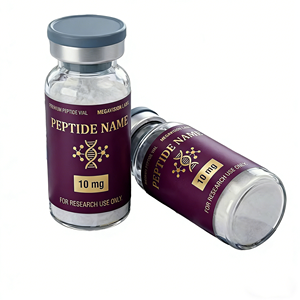 Etiquetas de Péptidos Personalizables de 3ml/10ml Reutilizables Autoadhesivas con Recubrimiento de Vinilo (Etiquetas Raspables) con Logotipo - Product Image 4