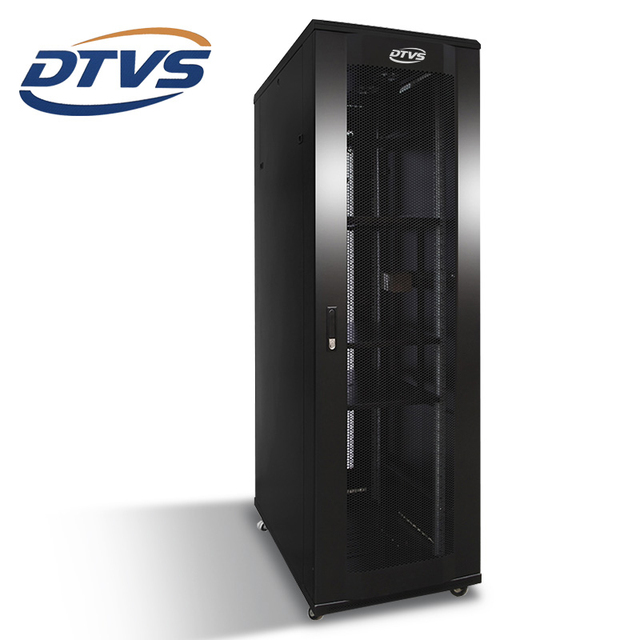 DTVS 42U 19" Network Cabinet D1-6842 Black 600*800*2050mm Telecom Internet Server Rack IP20 Protection Stock SPCC