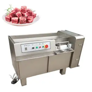 meat cube cutter machine price frozen meat block dicing machine meat dice skewer machine