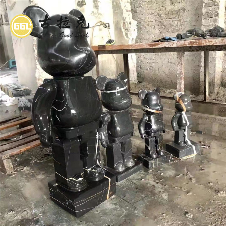 1000% Bearbrick 70cm Marble Figure - Perfect for Living Room