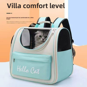 Bolsa Portátil Grande e Leve <span class=keywords><strong>Anti</strong></span>-Risco para Gatos e Cães Pequenos com Bolso, Mochila Moderna e Bonita para Animais de Estimação com Fecho de Zíper - Product Image 3