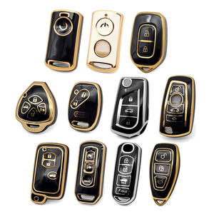 Colorido <span class=keywords><strong>Smart</strong></span> <span class=keywords><strong>Key</strong></span> Keyless <span class=keywords><strong>Remote</strong></span> Cover Líneas plateadas Soft TPU <span class=keywords><strong>Car</strong></span> <span class=keywords><strong>Key</strong></span> Funda protectora para t-oyota Flip <span class=keywords><strong>Key</strong></span> - Product Image 5