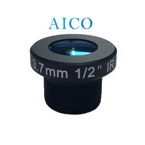 China 1/2" F1.3 3.7mm wide angle m12 s mount 3D image TOF cctv board camera lens for Time of Flight system