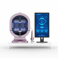 Analyseur de peau S5 AI, système triple caméra IA pour l'analyse de la peau du visage et du cuir chevelu, OEM ODM, logo personnalisé