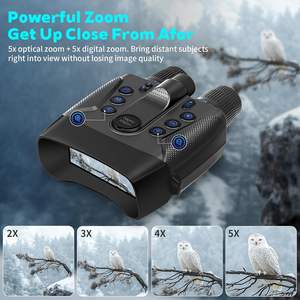 Dernière technologie de vision nocturne, appareil de vision nocturne avec zoom 8x, lunettes de vision nocturne portatives, sans lumière, vision nocturne couleur AI, jumelles - Product Image 6