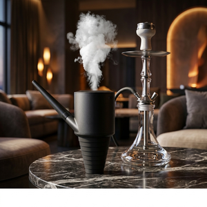 Kit de démarrage pour chicha électrique, mini pompe à fumée portable pour chicha avec embouts détachables et batterie rechargeable USB C - Product Image 2