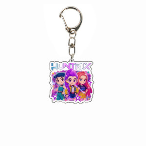 Porte-clés en plastique acrylique pour femmes Kawaii Animation Demon Girls Hunter Group Q Edition <span class=keywords><strong>Witch</strong></span> <span class=keywords><strong>Hunting</strong></span> Style Cartooney - Product Image 3