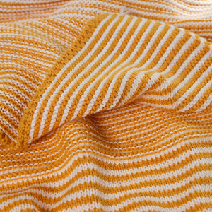 Custom Knitted European Style Baby <b>Blanket</b> 100% Organic Cotton Animal/Dot/Striped/Cartoon Newborn <b>Swaddling</b> Wrap Soft Foldable - Product Image 1
