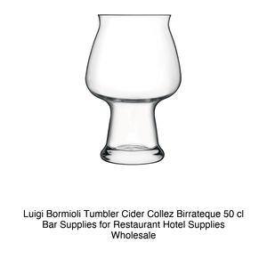 <b>Cider</b> Collez Birrateque <b>Glass</b> 50 cl Luigi Bormioli H 14.6 cm Ø 9.5 cm - Product Image 2