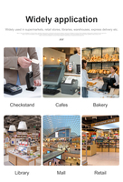 XB-8000 Syble Brand New Handsfree Price Checker Scanner de codes-barres de bureau omnidirectionnel 2D QR