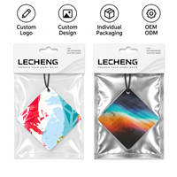 Diffuseur de parfum de luxe personnalisé pour voiture, en forme d'arbre en papier, avec logo, parfum naturel longue durée, sans électricité requise