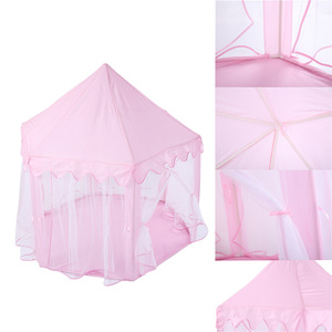 Tente de jeu pour enfants, château de princesse rose, maison de bébé, intérieur, extérieur, YWSP-CE - Product Image 4