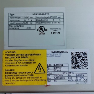 Convertidor de Frecuencia MFS268-6A-IP20 Nuevo y 100% Original - Product Image 2