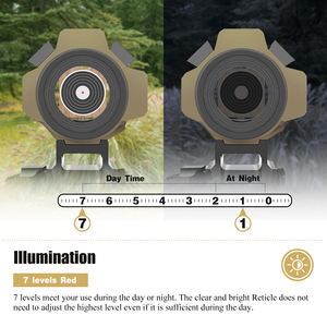 SPINA Optics 1x30 Tattico <span class=keywords><strong>Solar</strong></span> Energy IPX5 Impermeabile 2 Reticolo Illuminazione Red Dot Sight - Product Image 5