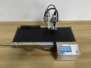 12,7mm Druck höhe 2 in 1 Förderer Online-Tinten strahl drucker Mehrsprachige Funktionen Stapel codier maschine mit Förderer - Product Image 2