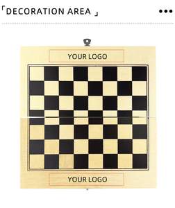 Set di giochi da tavolo <span class=keywords><strong>in</strong></span> <span class=keywords><strong>legno</strong></span> con Logo personalizzato portatile giocattoli educativi con pezzi di <span class=keywords><strong>legno</strong></span> Stock 3-<span class=keywords><strong>in</strong></span>-1 Play Case per regali promozionali - Product Image 4