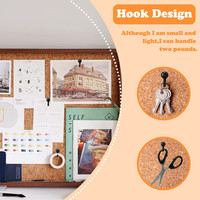 50 pièces de crochets décoratifs en forme de pointe de stylo pour tableau d'affichage en liège, pour accrocher des bijoux, tableau d'affichage en liège, décorations de Noël