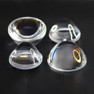 Lente asférica de vidrio óptico moldeado pequeño y grande personalizada óptica de fábrica