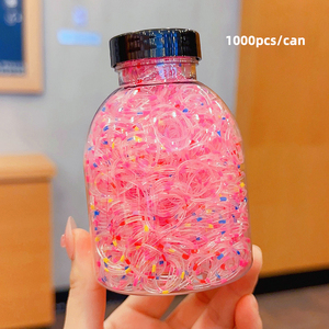 Vendita all'Ingrosso di Fabbrica: 1000 Pezzi/Scatola Elastici Colorati per <span class=keywords><strong>Capelli</strong></span> di Alta Qualità per Bambini, Accessori Carini per <span class=keywords><strong>Capelli</strong></span> - Product Image 6