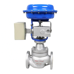 Modulating 4-20mA <b>Control</b> <b>Valve</b> Cast Steel ANSI Flange 150LB Spring Returned Pneumatic <b>Control</b> <b>Valve</b> with Positioner - Product Image 6