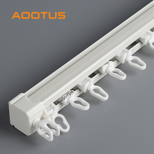 Nouvelle arrivée droite murale en profilé d'aluminium tringle à rideau fenêtre coulissante rail de rail coulissant - Product Image 3