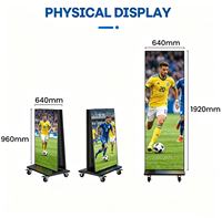 Schermo LED Portatile Pieghevole (P1.5 P1.8 P2.5) / Display Digitale Pubblicitario LED GOB per Centri Commerciali e Sale Conferenze
