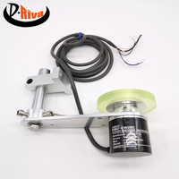 Support de montage d'encodeur de type combinaison réglable et roue de mesure de distance de roue de comptage
