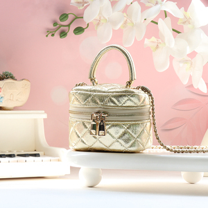 Tas Selempang Wanita Cantik Model Kotak Kecil Mewah, Tas Messenger Wanita Berkilau - Product Image 4