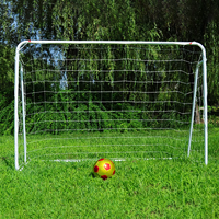 Gawang Mini Sepak Bola Desain Baru - Baja Galvanis Lapis Bubuk Warna & Jaring Dapat Disesuaikan 200cm X 140cm