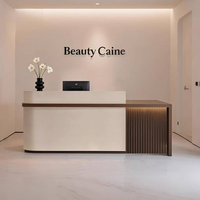 Ensemble de mobilier de bureau moderne, bureaux de réception pour salon de beauté et usage de bureau, comptoir de réception