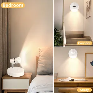 LED RGB 4 Brightness Changing Indoor Lighting 3xAA 1.5V Battery Operated Night Lights Remote Control Indoor Wall Light