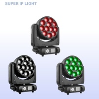 12x40W Big Bee Eye Wash Moving Head Zoom Luces LED para DJ, Club y Escenario, Luz LED Móvil Wash