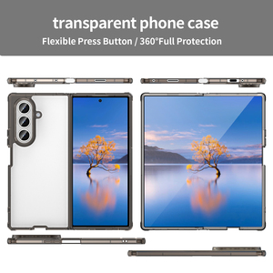 Nuovi prodotti di Design di lusso 2025 Cover <span class=keywords><strong>iphone</strong></span> trasparente per Galaxy Z Flip7 Z custodia Mobile Fold7 - Product Image 4