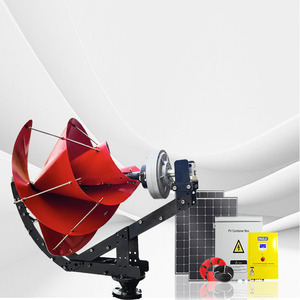 Năng lượng miễn phí 1kw 3KW 5KW Vertical Axis gió Máy phát điện 24V 48V 96V trên mái nhà cối xay gió tuabin để sử dụng nhà - Product Image 1