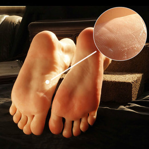 Xinxinji — <span class=keywords><strong>Mannequin</strong></span> de <span class=keywords><strong>pied</strong></span> masculin en Silicone, modèle de fabrication professionnelle, accessoire pour la santé des pieds, nouveau Style, une paire - Product Image 2