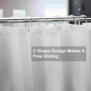 Móc Treo Rèm Nhà Tắm Vòng Treo Rèm Nhà Tắm Bằng Nhựa Mới Phụ Kiện Gia Đình Móc Treo Rèm - Product Image 6