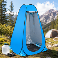Douche de camping portable, légère, automatique, pour la confidentialité, pour changer de vêtements en extérieur, pour la plage, les toilettes, imperméable, en Oxford