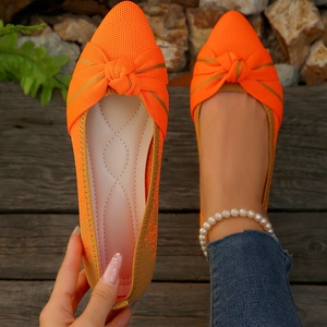 Mocassins Plats et Ballerines <span class=keywords><strong>Femme</strong></span> Grande <span class=keywords><strong>Taille</strong></span> à Logo Personnalisé, Multicolores, Faciles à Enfiler, Tendance Décontractée, Bout Pointu - Product Image 5